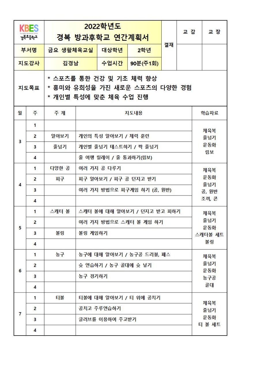 2022년 1학기 [금요생활체육교실] 경복 방과후 학교 연간 계획서001.jpg